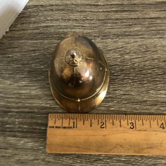 Vtg E R Metropolitan Police Helmet Bell - Picture 13 of 15